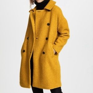 Madewell Bouclé Double-Breasted Cacoon Coat